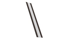 Крепежная планка жалюзи Milan, Milan Slim, Tokyo 0,5 Drap TX RR 32 темно-коричневый (1,8м)