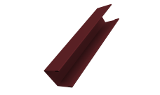 Крышка жалюзи Milan Slim 0,45 PE-Double RAL 3005 красное вино (2м)