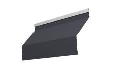 Ламель забора жалюзи Milan 0,5 Satin RAL 7024 мокрый асфальт