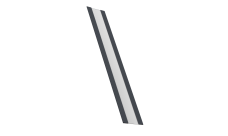 Крепежная планка жалюзи Milan, Milan Slim, Tokyo 0,5 PE RAL 7024 мокрый асфальт (2м)