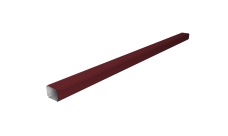 Труба гофрированная Vortex Lite 76х102х3000мм PE RAL 3005 красное вино