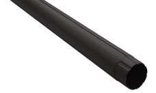 Труба круглая Grand Line ПУ матовый 90мм 3м RR 32 темно-коричневый