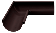 Угол желоба внутренний GL PU Matt 90 гр 125 мм RAL 9005 черный