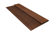 Планка стартовая Блок-Хаус новый Grand Line 0,45 Принт Элит двухсторонний Золотой дуб (2м)