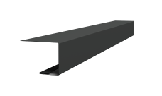 Планка завершающая для Кликфальц Pro 0,45 Drap TR RAL 7016 антрацитово-серый (2м)