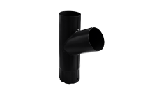 Тройник трубы GL PU Matt 90 мм RAL 9005 черный