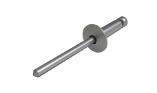 Заклёпка вытяжная Daxmer 4,8х10 (500шт) сталь/сталь