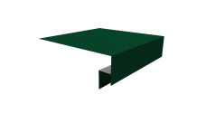 Планка околооконная сложная Блок-Хаус новый 200х50х27 Grand Line 0,5 Сатин с пленкой RAL 6005 зеленый мох (3м)