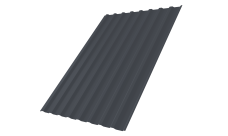 Профнастил С20B Grand Line 0,45 Drap-double TX RAL 7024 мокрый асфальт