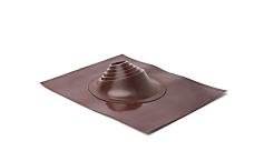 Проходной элемент MF угловой №1 (75-200мм) +185 EPDM (металлический окрашенный фланец) коричневый