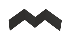 Угол внутренний фибросайдинга Grand Line 0,5 Satin с пленкой RAL 7016 антрацитово-серый (2м)