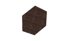 Заглушка треугольного конька Gerard сталь цвет 121 (0,165м)