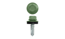 Саморез по металлу 5,5х19 (250шт) сверло №3 RAL 6021