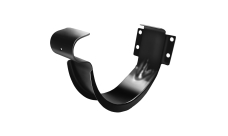 Крюк короткий Grand Line ПУ 125мм RAL 9005 черный