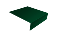 Планка лобовая/околооконная простая 190х50 0,4 PE с пленкой RAL 6005 зеленый мох (2м)