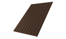 Профнастил С8B v03 0,4 PE RAL 8017 шоколад