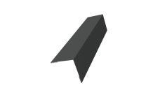 Угол внешний 70х70 0,45 PE с пленкой RAL 7016 антрацитово-серый (3м)