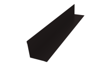 Угол внутренний 50х50 Grand Line 0,45 PE-Double с пленкой RAL 9005 черный (2м)