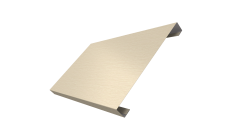 Ламель лицевая 200 забора жалюзи Texas 0,45 Print Elite Milky Wood TwinColor