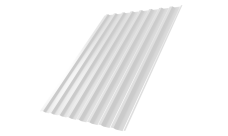 Профнастил С20B Grand Line 0,45 PE-Double RAL 9003 сигнальный белый
