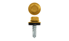 Саморез по металлу 5,5х19 (250шт) сверло №3 RAL 1006