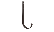 Кронштейн желоба Классика Полоса ПВХ Grand Line 120 металлический коричневый (RR 32)