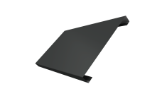 Ламель лицевая 200 забора жалюзи Texas Grand Line 0,5 Satin RAL 7016 антрацитово-серый