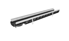 Лоток водоотводный Gidrolica Super ЛВ -10.14,5.08 - пластиковый, кл. Е600 (0805)