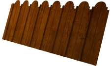 Профнастил C10A фигурный Grand Line 0,45 Принт Премиум двухсторонний Золотой дуб насыщенный Фреш