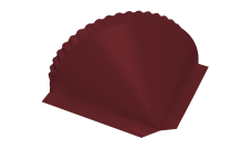 Заглушка конусная 0,45 Drap RAL 3005 красное вино