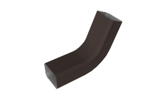 Колено стока гофрированное Vortex Lite 76х102мм RR 32 темно-коричневый
