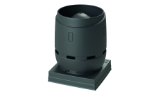 Выход вентиляционный Vilpe Flow 315S 2XL с основанием 724x724 черный