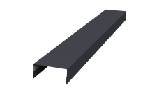 Крышка 30х20 жалюзи Texas 0,5 PurLite Matt RAL 7024 мокрый асфальт (3м)