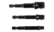 Набор адаптеров для торцевых головок Kraftool Expert 65мм, 3 предмета, 1/4, 1/2, 3/8 (26775-H3)