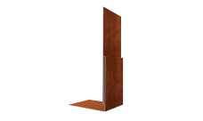 Планка приемная оконная Grand Line 0,45 Принт Элит Рябина TwinColor (2м)