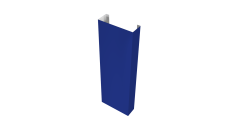 Полустолб для С20 0,45 PE с пленкой RAL 5002 ультрамариново-синий (L2,5)