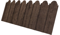 Профнастил C10A фигурный Grand Line 0,45 Print-Double Premium Antique Wood