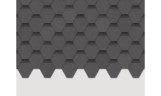 Черепица гибкая Döcke Pie Standart Сота серый