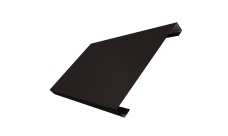 Ламель лицевая 200 забора жалюзи Texas 0,45 PE RAL 9005 черный