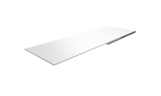 Планка финишная 48х25 0,45 PE с пленкой RAL 9003 сигнальный белый (2м)