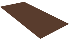 Плоский лист Grand Line 0,5 GreenCoat Pural BT с пленкой RR 887 шоколадно-коричневый (RAL 8017 шоколад)
