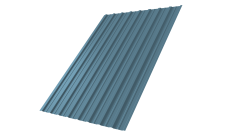 Профнастил С10A 0,45 Drap TX RAL 5024 пастельно-синий