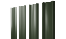 Штакетник М-образный A с прямым резом 0,5 Satin Matt TX RAL 6020 хромовая зелень
