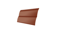 Блок-хаус new Grand Line 0,5 Satin Matt с пленкой RAL 8004 терракота