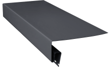 Планка приоконная широкая 7/8'' Grand Line Decor Premium Acryl графит (3,0м)