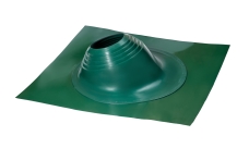 Проходной элемент MF угловой №3.1 (280-460мм) +185 EPDM (металлический окрашенный фланец) зеленый