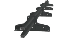 Снегозадержатель Стандарт Т4 d 40х20 RAL 7016 (3м) оцинкованный