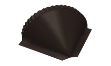 Заглушка конусная Grand Line 0,5 Satin Matt TX RR 32 темно-коричневый