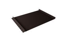 Кликфальц Grand Line 0,5 Satin Matt с пленкой на замках RAL 8017 шоколад