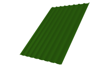 Профнастил С20B 0,45 PE RAL 6002 лиственно-зеленый